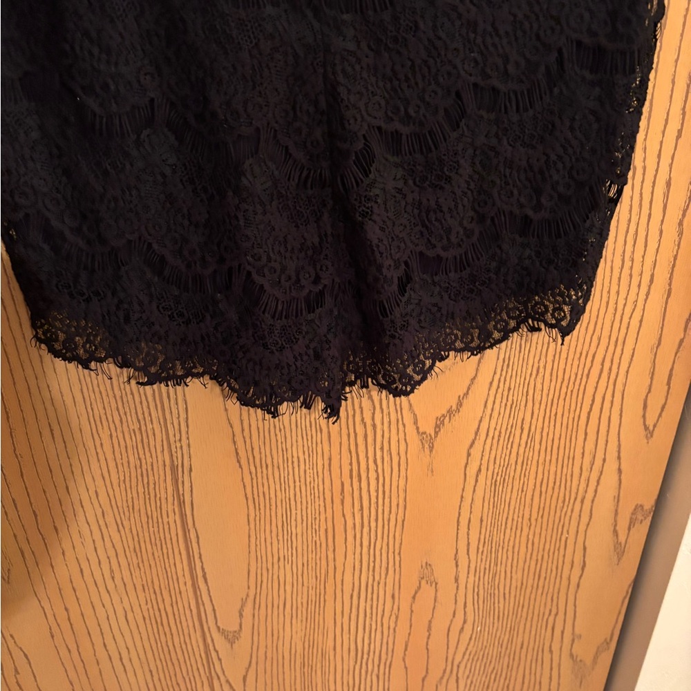 Free People Black Lace Mini Dress NWT - Picture 10 of 15